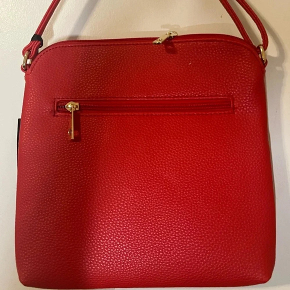 Deluxity Los Angeles Red Women Crossbody Messenger New with tags. - Picture 6 of 14